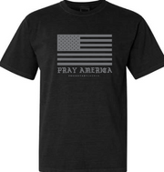 Pray America | Black Comfort Color Tee