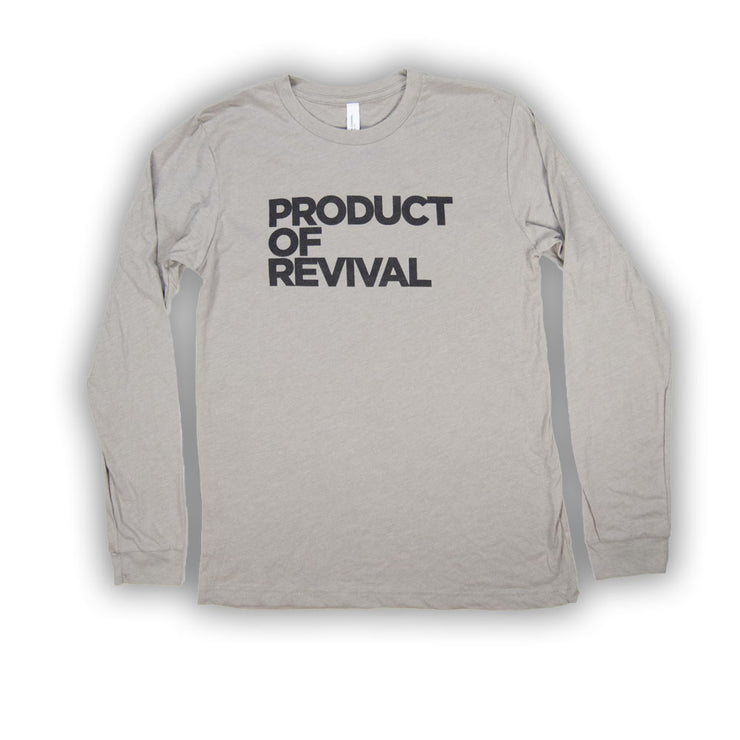 Product of Revival | Long Sleeve Heather Stone Tee